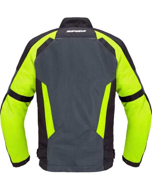 SPIDI Tek Net Motorradjacke (wasserdicht) herausnehmbares Innenfutter in Green für Herren