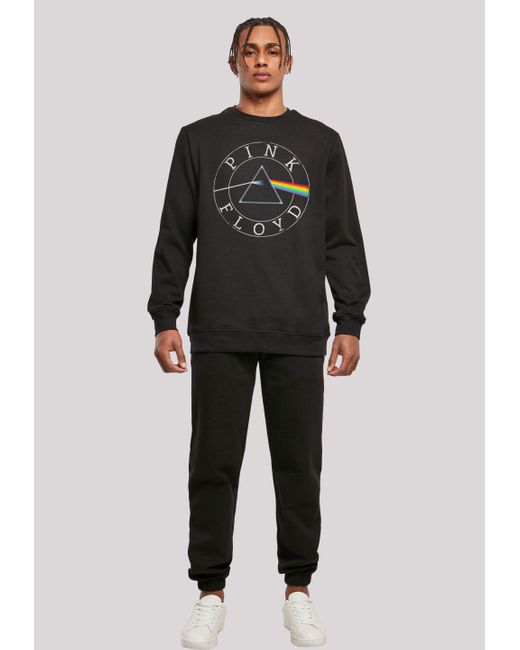 F4NT4STIC Kapuzenpullover Pink Floyd Prisma Circle Logo Rock Band Print in Gray für Herren