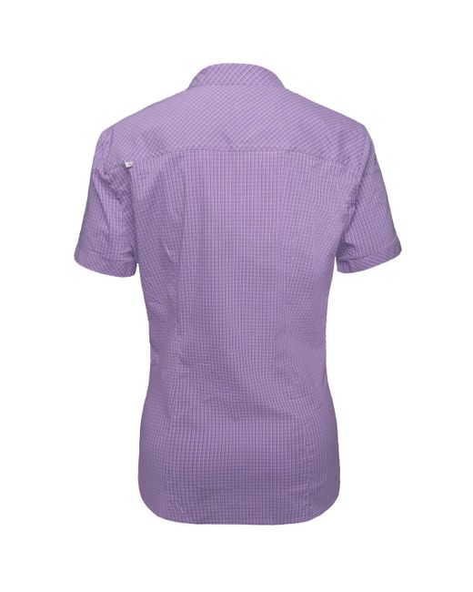 Schoeffel Purple Kurzarmbluse Mumbai3