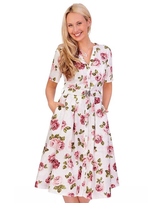 BERWIN & WOLFF White Trachtenkleid Sommerkleid