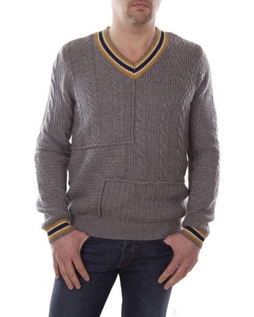DIESEL Strickpullover K-Corno in Gray für Herren
