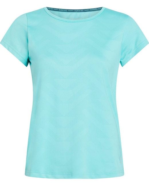 ENERGETICS Blue Kurzarmshirt Da.-T-Shirt Inca V W MINT DARK