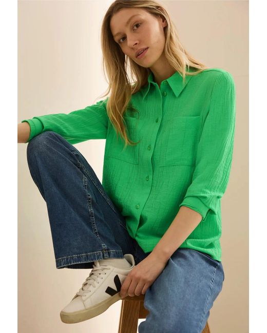Cecil Green Hemdbluse Strukturbluse (1-tlg)