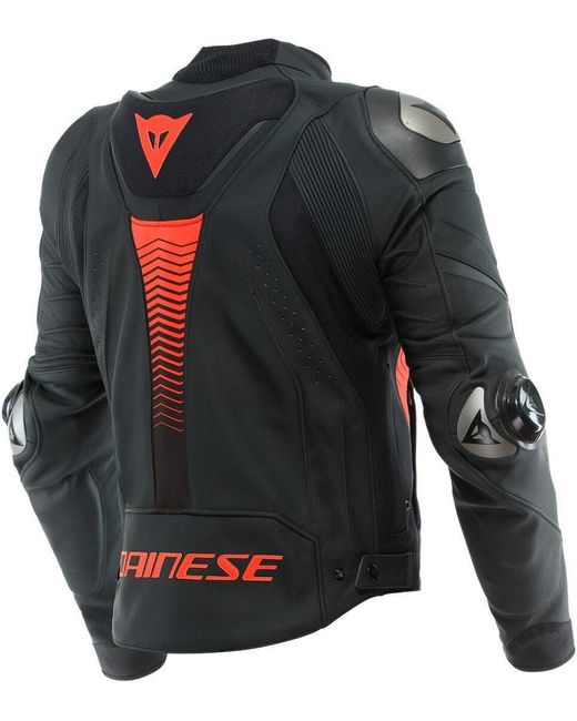 DAINESE Motorradjacke Super Speed 4 Motorrad Lederjacke Atmungsaktiv thermisch protektoren in Gray für Herren