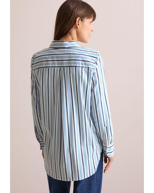 Cecil Blue Longbluse mit Streifenmuster