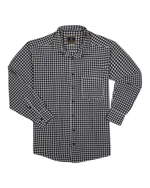 Lavecchia Langarmhemd Übergrößen Hemd HLA17 hemd im trendigen Karo-Look in Gray für Herren