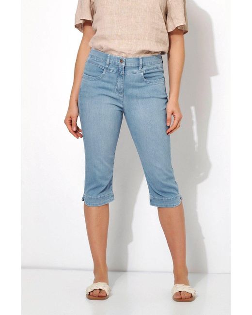 Toni Blue Regular-fit-Jeans be loved Capri
