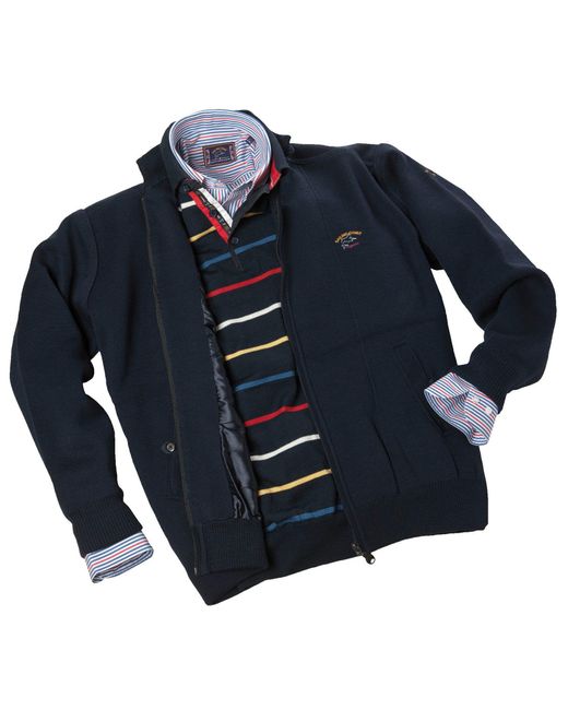 Sailing Comp. Strickjacke Yachting regatta in Blue für Herren
