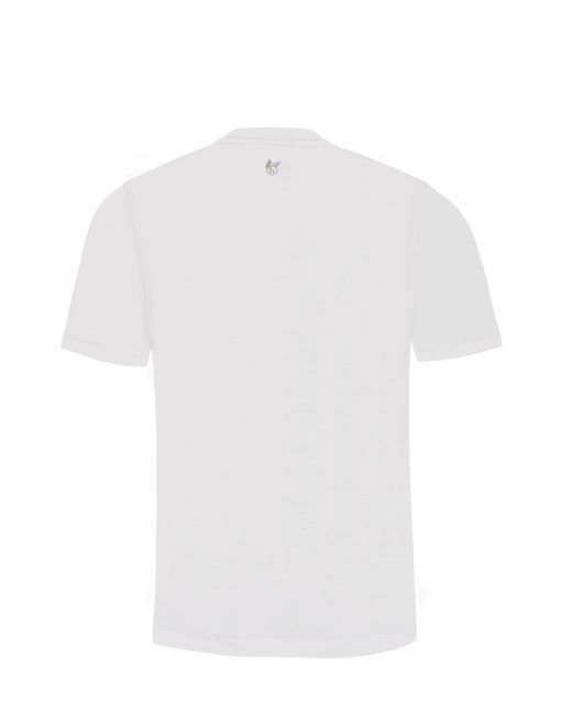 Hajo Doppelpack-T-Shirt Rundhals in White für Herren