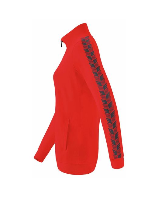 Erima Red Sweatjacke Essential Team Tracktop Jacke