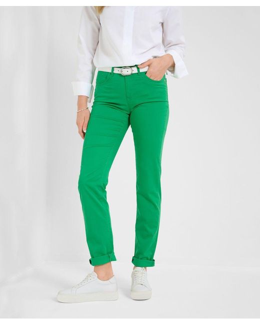 Brax Green 5-Pocket-Hose Style CAROLA