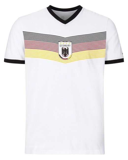 Jan Vanderstorm T- REINO Fan-Shirt Deutschland in White für Herren