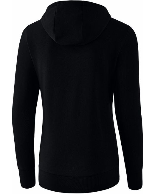 Erima Black Sweatshirt Basic Kapuzensweatjacke
