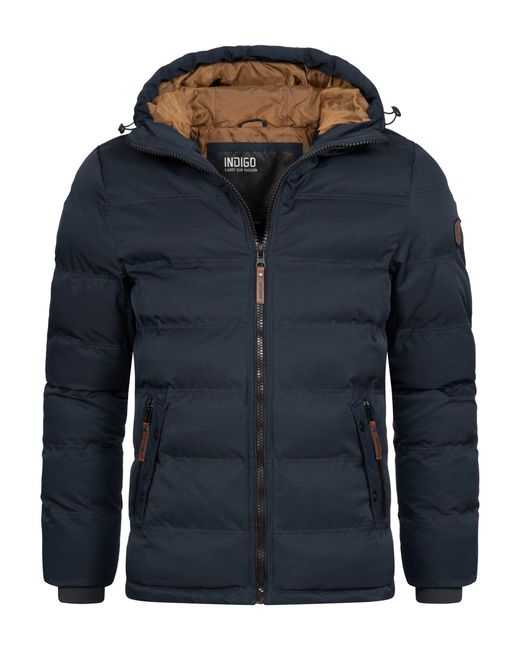 INDICODE Winterjacke Nemos in Blue für Herren