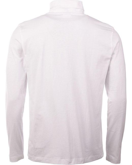 Kappa T-Shirt Oberteil mit Kragen in White für Herren