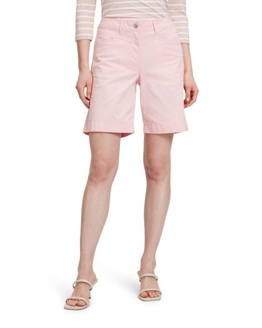 Betty Barclay Pink Shorts mit Eingrifftaschen (1-tlg) Taschen