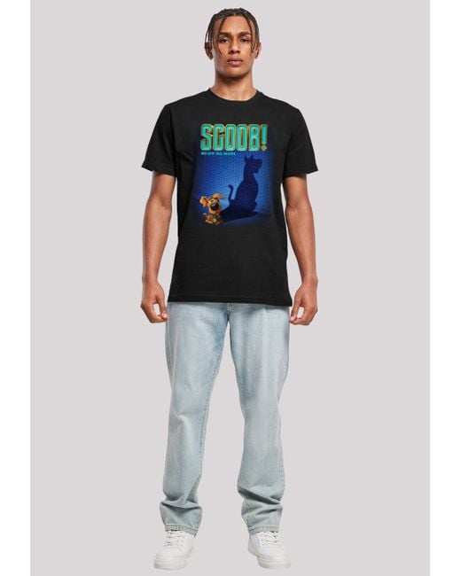 F4NT4STIC T-Shirt Scooby Doo Movie Poster ,Premium Merch,Regular-Fit,Basic,Bedruckt in Blue für Herren