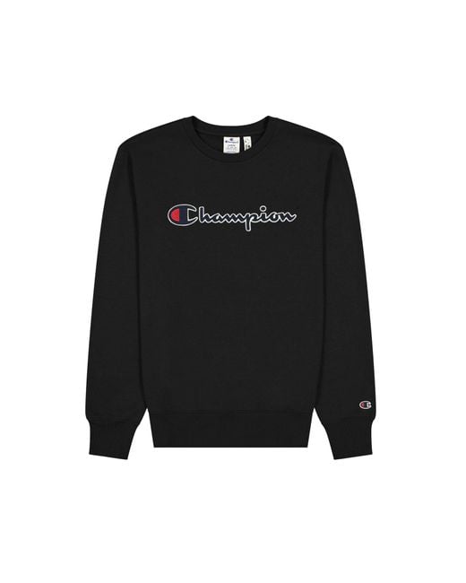 Champion Sweatshirt Crewneck 216471 in Black für Herren