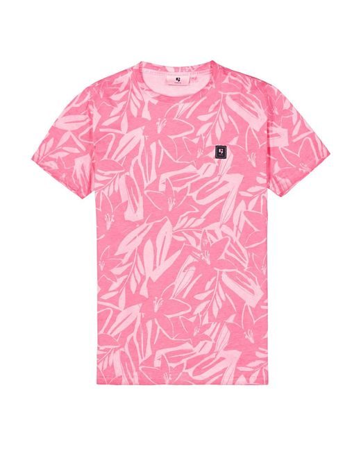Garcia Kurzarmshirt men`s T-shirt ss in Pink für Herren
