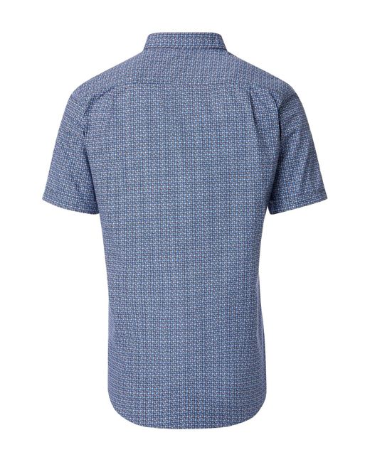 Redmond Langarmhemd 251075999 in Blue für Herren