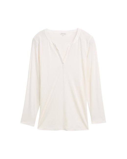 Tom Tailor White Langarmshirt
