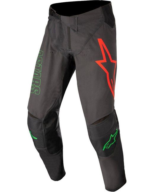Alpinestars Motorradhose Techstar Phantom Star Motocross Hose abriebfest kühlend in Black für Herren