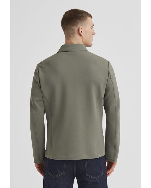 Milestone Hemdjacke MSOhio mit Logo Badge in Gray für Herren