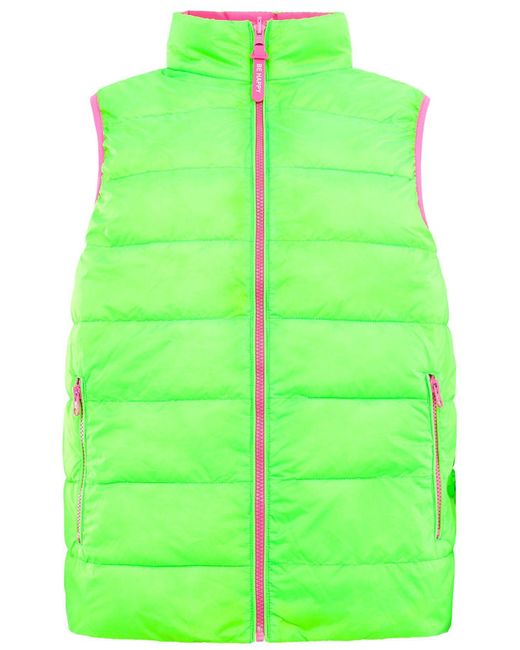 Zwillingsherz Green Steppweste Colorful Neongrün