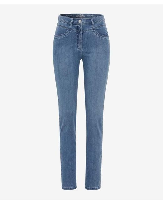 RAPHAELA by BRAX Blue 5-Pocket-Jeans