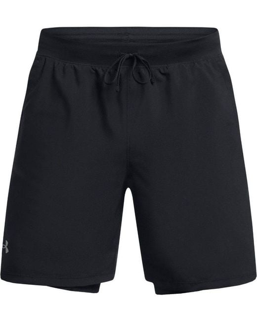Under Armour ® Ua Launch 7'' 2-In-1 Shorts in Blue für Herren