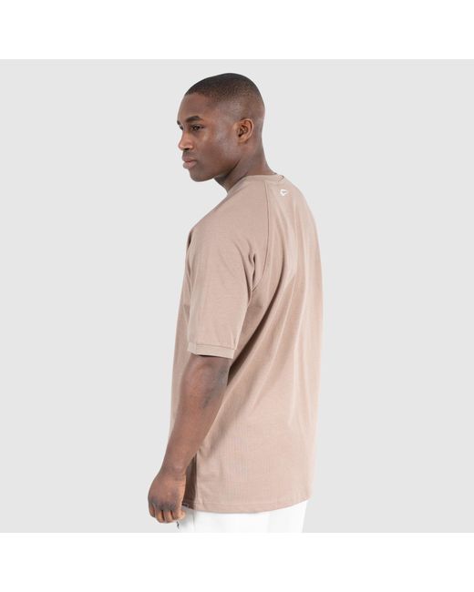 Smilodox T-Shirt Brolin Oversize, 100% Baumwolle in Natural für Herren