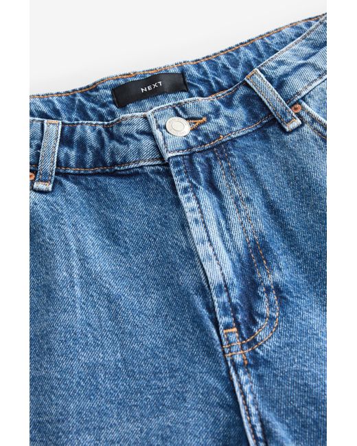 Next Blue Langer Jeansshorts aus 100 % Baumwolle (1-tlg)