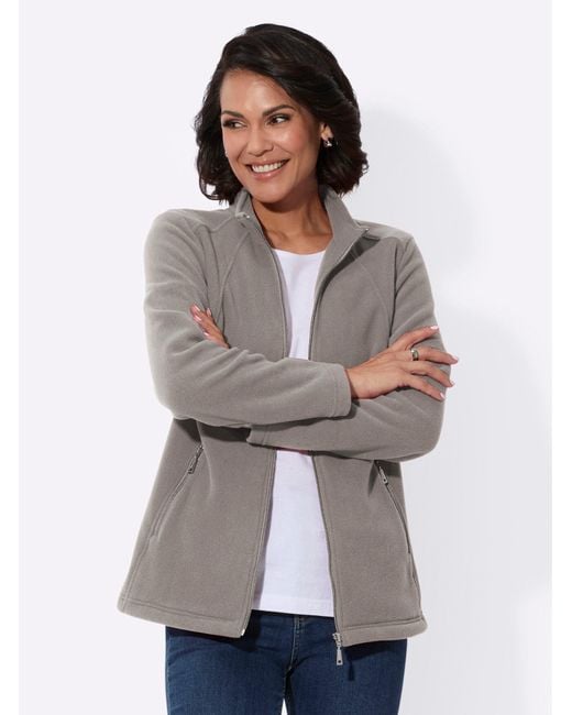 WITT White Fleecejacke