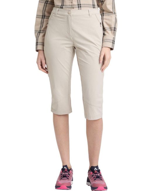 McKinley White Funktionsshorts Da.-Caprihose Capty wms GREY