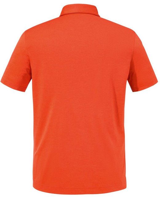 Schoeffel Poloshirt CIRC Polo Shirt Tauron M POINCIANA in Orange für Herren