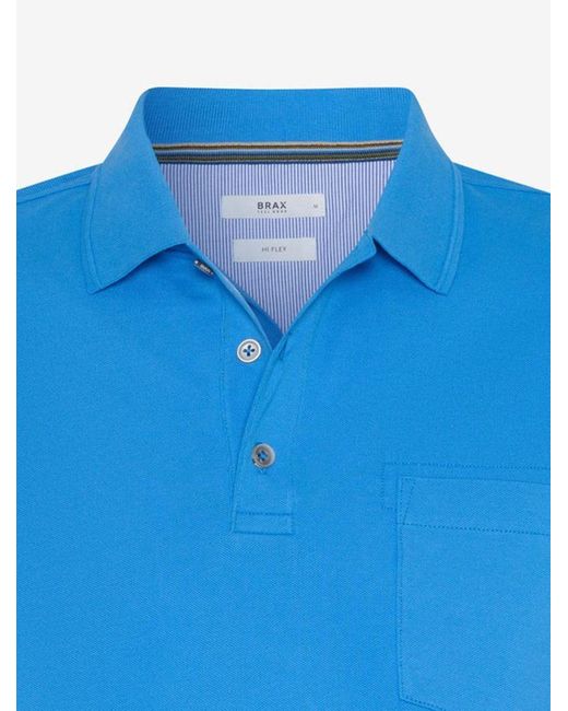 Brax Style Pete U (24-4818) Poloshirt in Blue für Herren