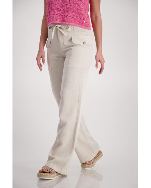 Monari Pink 5-Pocket-Jeans Hose
