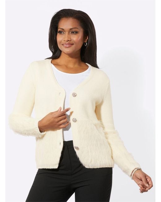 WITT White Strickjacke Cardigan