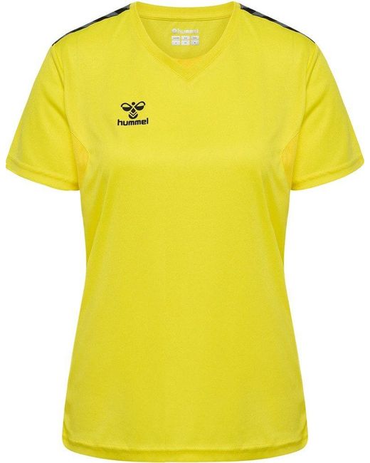 Hummel Yellow T-Shirt Hmlauthentic Pl Jersey /S Woman