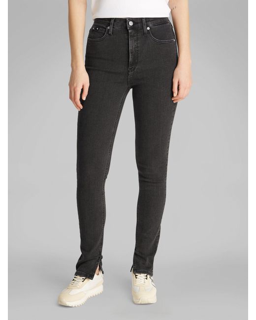 Calvin Klein Black Calvin Klein -fit-Jeans HIGH RISE SKINNY in schwarzer Waschung