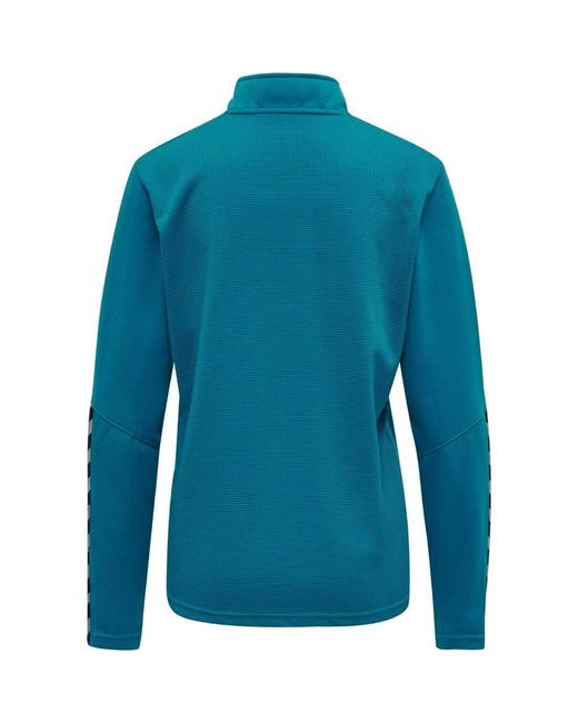 Hummel Blue HmlAuthentic Half Zip Sweatshirt
