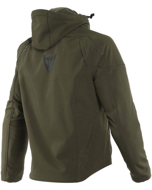 DAINESE Motorradjacke Ignite Tex Motorrad Textiljacke wasserabweisend reflektierende in Green für Herren