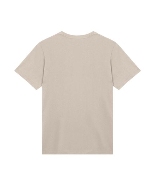 F4NT4STIC Shirt Smiley Icon Split Wordmark dark Bestickt Premium Qualität in Natural für Herren