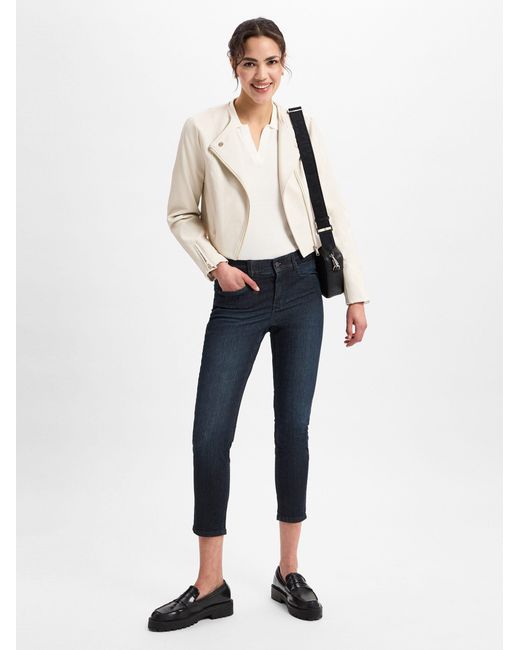 Marie Lund White Sweatjacke Lonneke