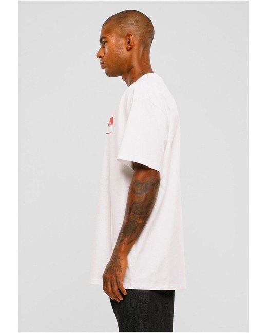 MT Upscale T-Shirt Hey! My Name Is Oversize Tee in White für Herren