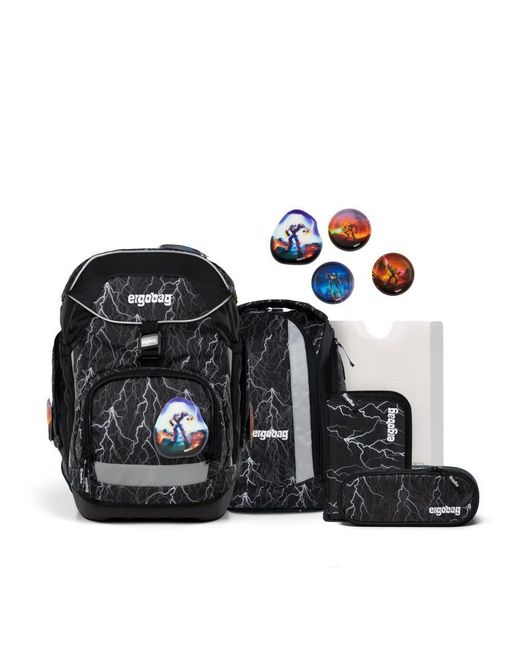 ergobag Black Schulrucksack Pack