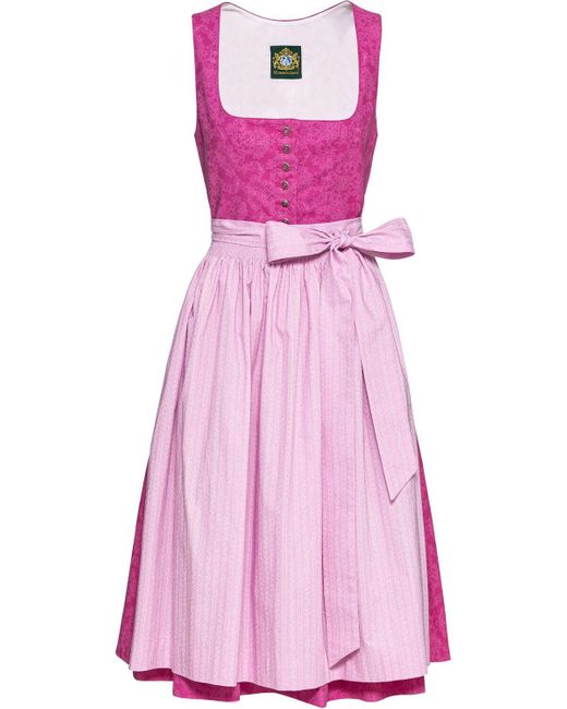 hammerschmid Pink Baumwoll-Dirndl Pillersee