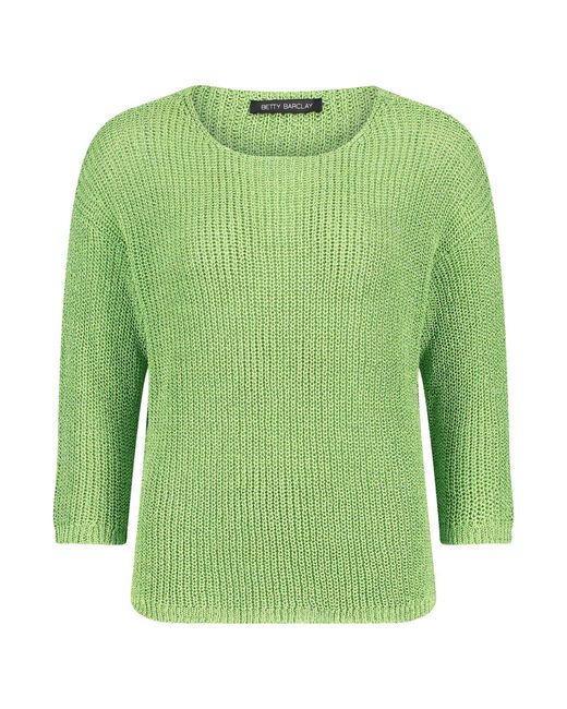 Betty Barclay Green Basic-Strickpullover mit Rippenstruktur (1-tlg) Struktur