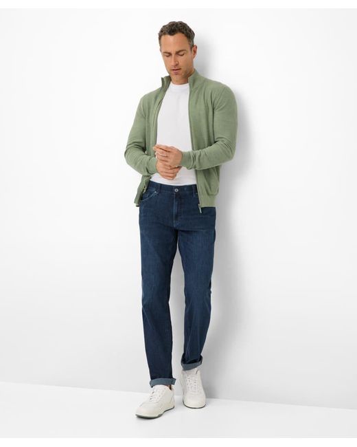 EUREX by BRAX Stoffhose LUKE in Blue für Herren