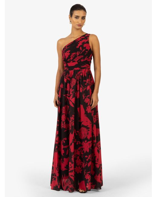 Kraimod Red Abendkleid mit One-Shoulder-Design